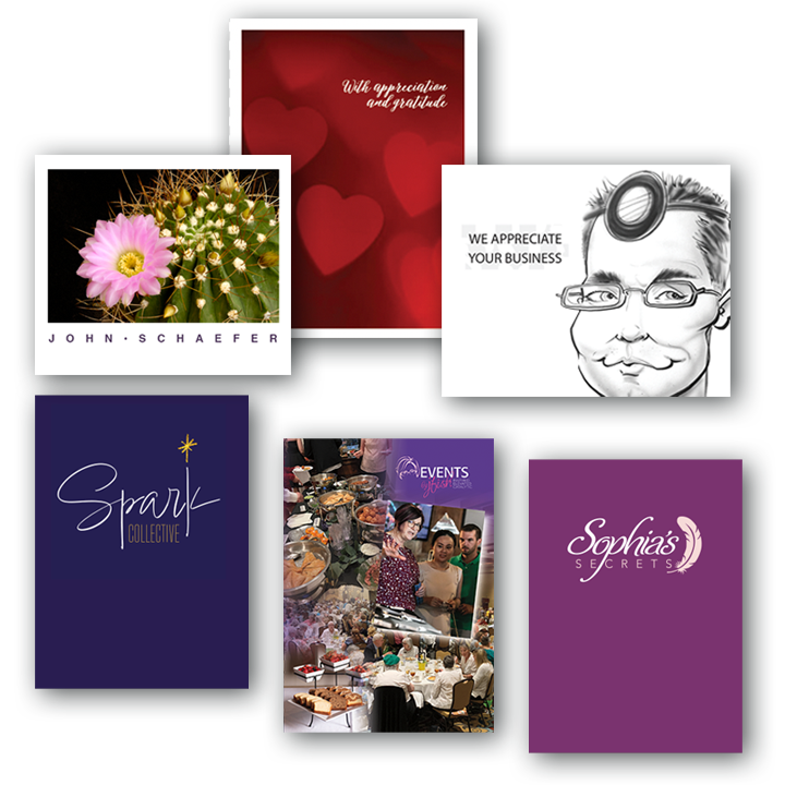 Samples of Note Cards