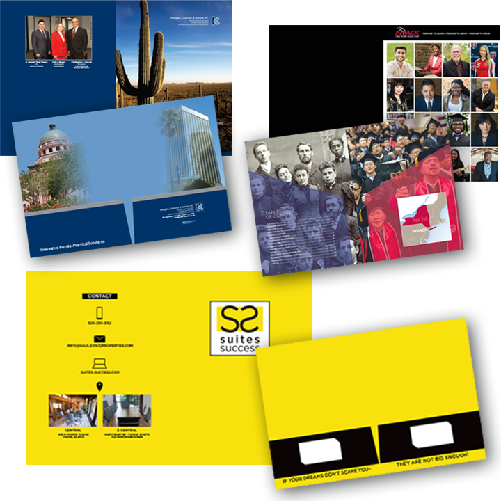 Samples of Pocket Folders