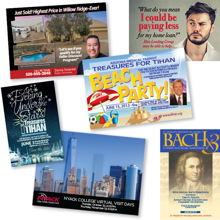 Samples of Postcards