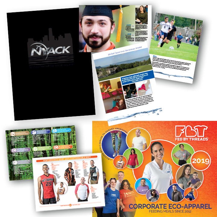 Samples of Viewbooks/Catalogs