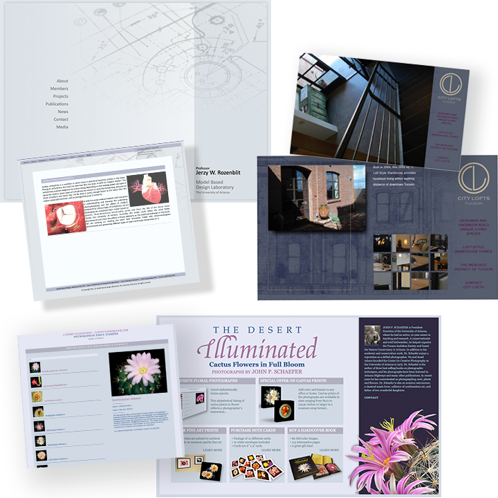 Samples of Boutique Website Designs